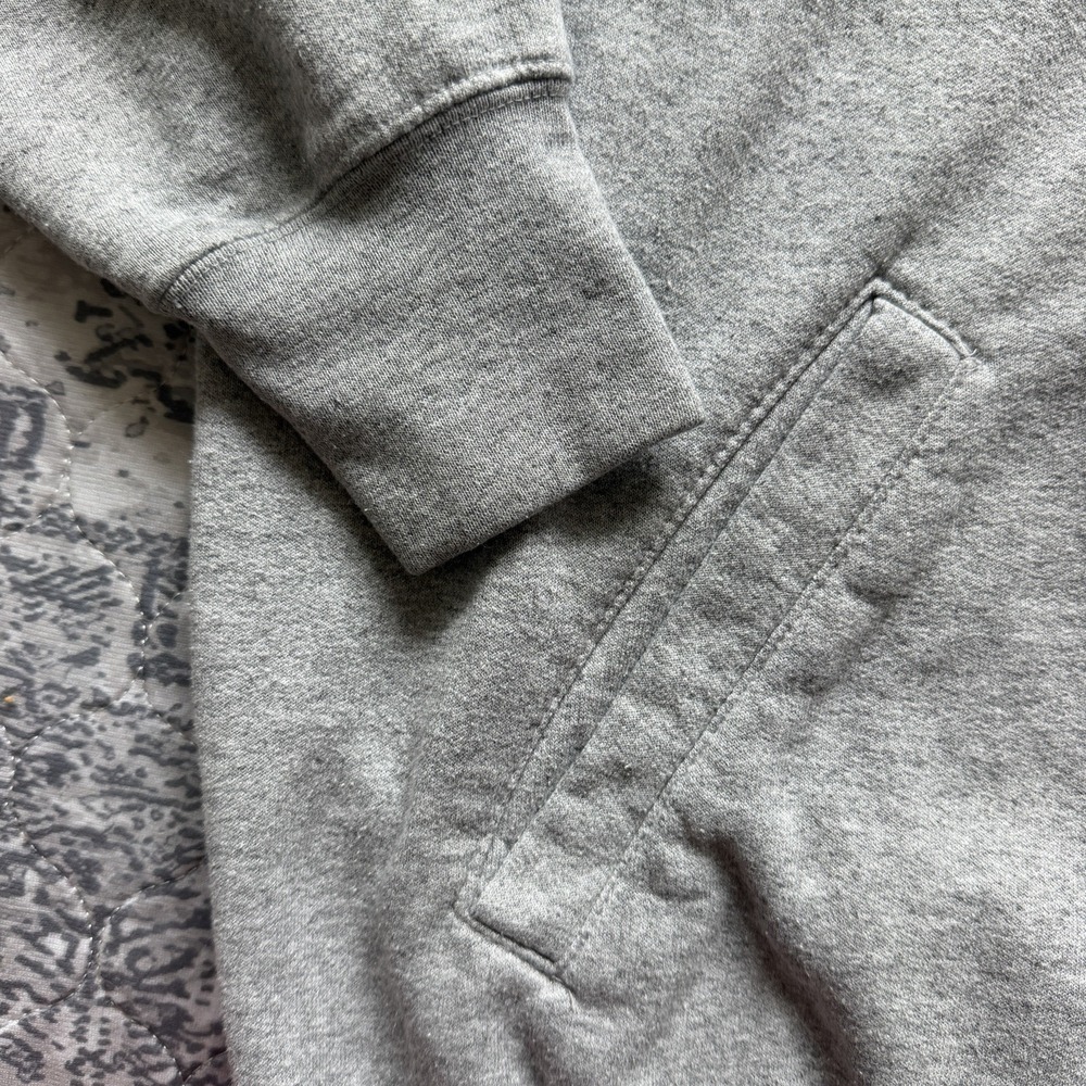 Champion Pepperdine University Waves Eco Fleece 1/4 Zip Sweatshirt Gray Large - Picture 7 of 13